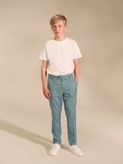 Teal Blue Suit Trousers (12mths-16yrs) - Image 3 of 9