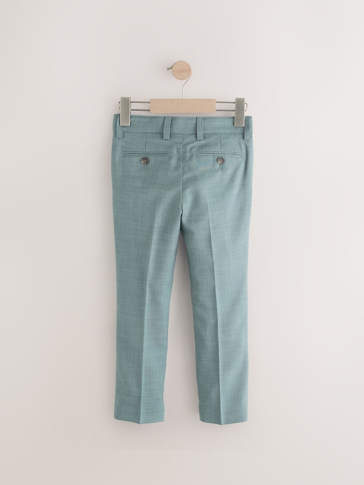 Boys Next Sage Green Suit Trousers (3-16yrs) 7 Years Boys Next Sage Green Suit Trousers (3-16yrs) 7 Years
