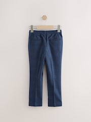Blue/Navy Check Pull On Suit Trousers (3-16yrs) - Image 2 of 4