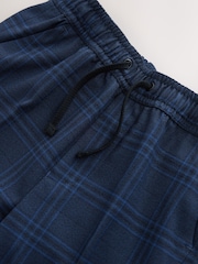 Blue/Navy Check Pull On Suit Trousers (3-16yrs) - Image 3 of 4