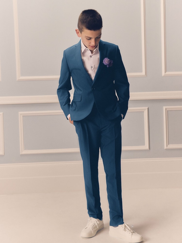 Bleu cobalt - Pantalon de costume (12mths-16yrs) - Image 1 of 1