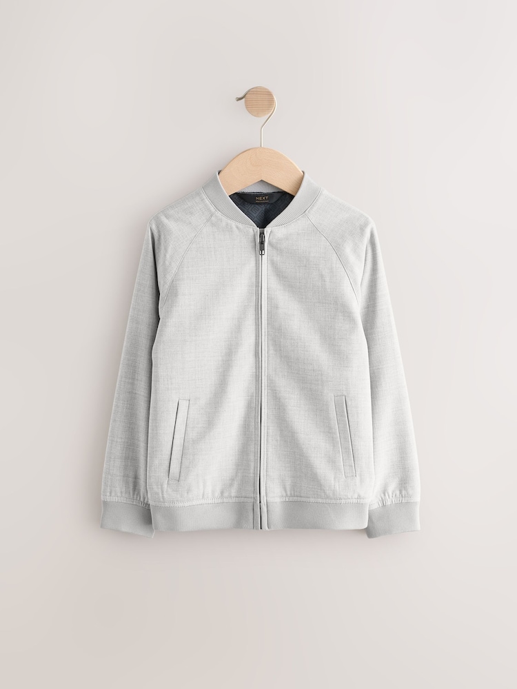 Gris - Blouson bombardier intelligent (3-16 ans) - Image 4 of 8