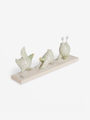 Sage Green Yoga Chicken Ornament - Image 3 of 4