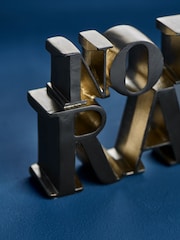 Black No Riff Raff Slogan Word Block Ornament - Image 2 of 5