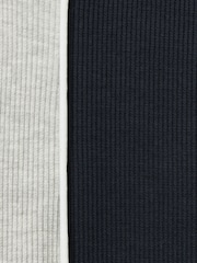 Reiss Navy Lemi 9-13 yrs Cotton-Blend Panelled Leggings - Image 4 of 4