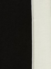 Reiss Black Lemi 13-14 yrs Cotton-Blend Panelled Leggings - Image 4 of 4