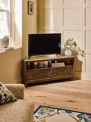 Nina Campbell Brown Corner Tedworth Up to 60 Inch TV Unit - Image 1 of 8