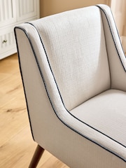 Nina Campbell Clabon Natural Rosebury Dining Chair - Image 2 of 8