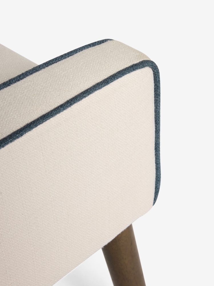 Nina Campbell Clabon Natural Rosebury Dining Chair - Image 8 of 8
