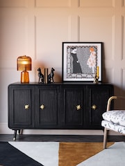 Rockett St George Black Ringo Large Sideboard - Image 1 of 9