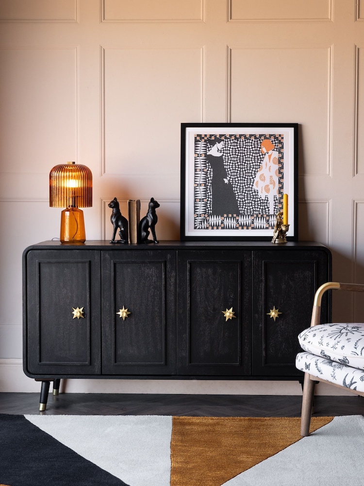 Rockett St George Black Ringo Large Sideboard - Image 1 of 9