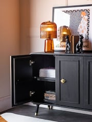 Rockett St George Black Ringo Large Sideboard - Image 3 of 9