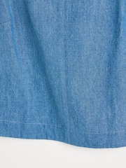 Oliver Bonas Blue Chambray Shell Cami Top - Image 8 of 8