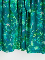 Oliver Bonas Green Daydream Floral Midi Shirt Dress - Image 9 of 9