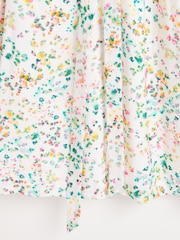 Oliver Bonas White Hazy Texture Mini Shirt Dress - Image 9 of 9