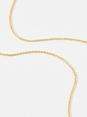 Oliver Bonas Gold Tone Wren Flying Bird Short Pendant Necklace - Image 3 of 6
