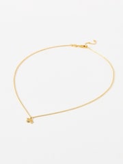 Oliver Bonas Gold Tone Wren Flying Bird Short Pendant Necklace - Image 5 of 6