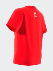 adidas Red Disney Mickey Mouse T-Shirt - Image 2 of 11