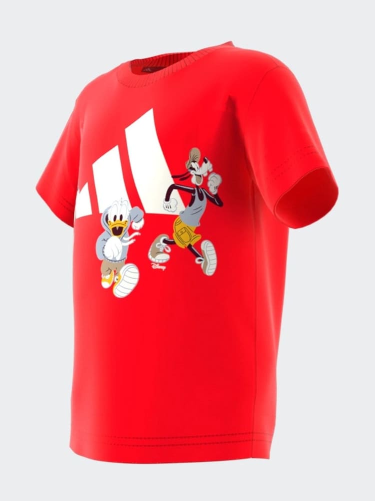 adidas Red Disney Mickey Mouse T-Shirt - Image 7 of 11