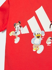 adidas Red Disney Mickey Mouse T-Shirt - Image 8 of 11