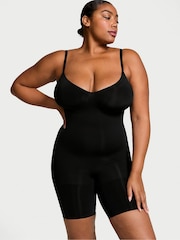 Victoria's Secret Black Seamless Shaping™ Mid Thigh Bodysuit - Image 1 of 4