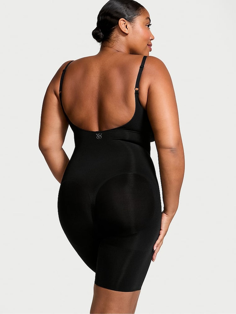 Victoria's Secret Black Seamless Shaping™ Mid Thigh Bodysuit - Image 2 of 4