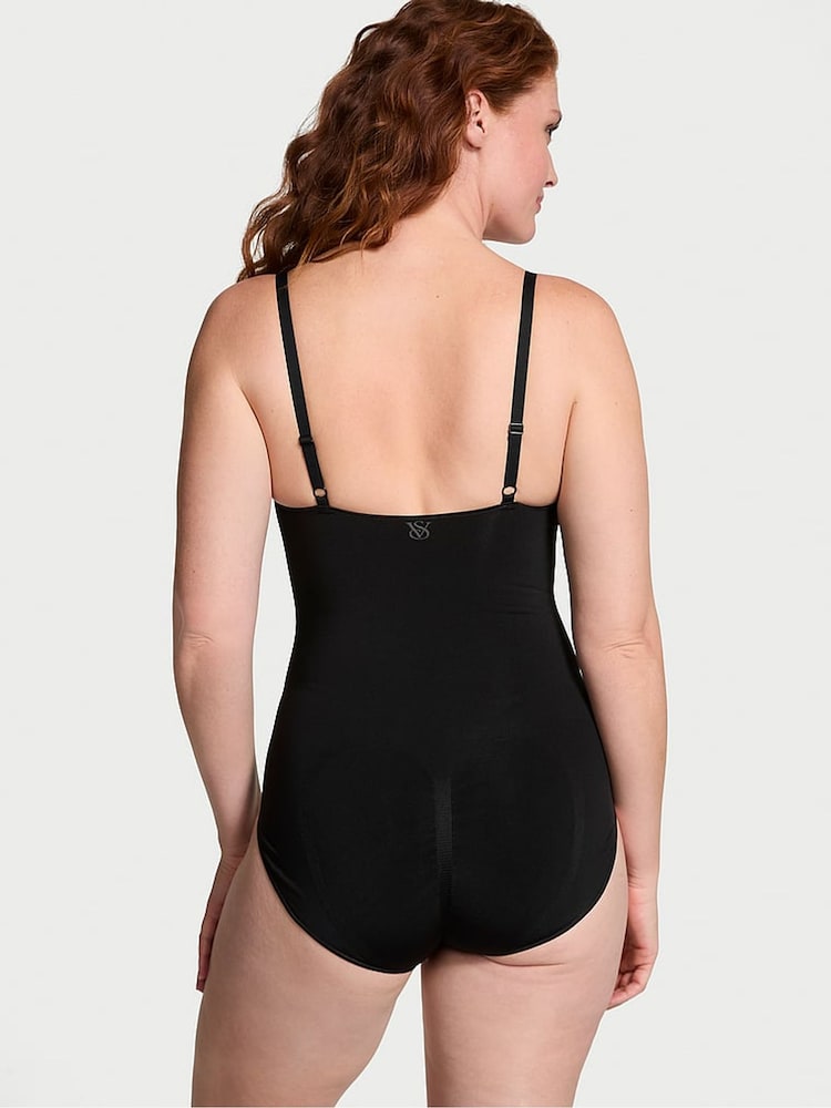 Victoria's Secret Black Seamless Shaping™ Bodysuit - Image 2 of 3 Victoria's Secret Black Seamless Shaping™ Bodysuit - Image 2 of 3
