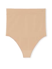 Praline/Nude - Victoria's Secret Seamless Shaping Slip mit hoher Taille - Image 3 of 3