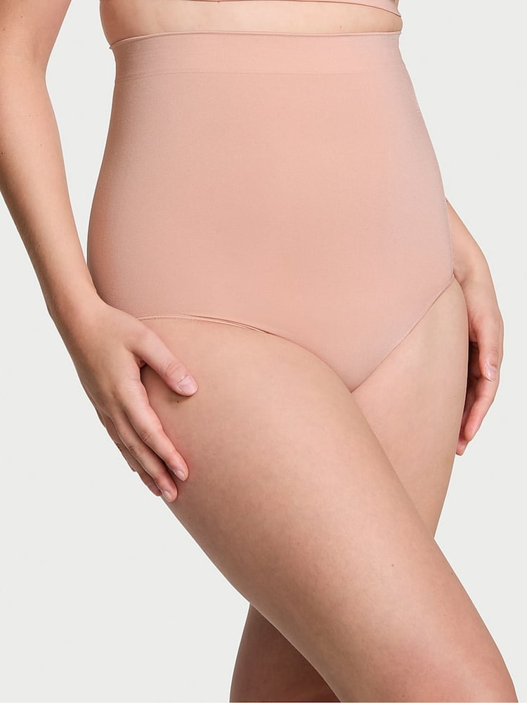 Macaron nu - Culotte Victoria’s Secret taille haute sans coutures - Image 1 of 3