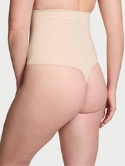 Victoria's Secret Marzipan Nude Thong Seamless Shaping High Waist Knickers - Image 2 of 4