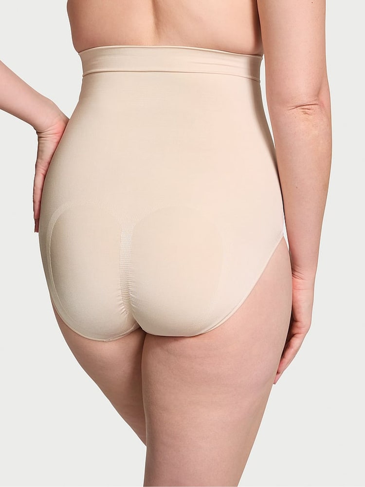 Marzipan nude - Victoria's Secret naadloze Shaping™ slip met hoge taille - Image 2 of 4