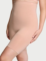 Victoria's Secret Macaron Nude Short Seamless Shaping High Waist Knickers - Image 1 of 4