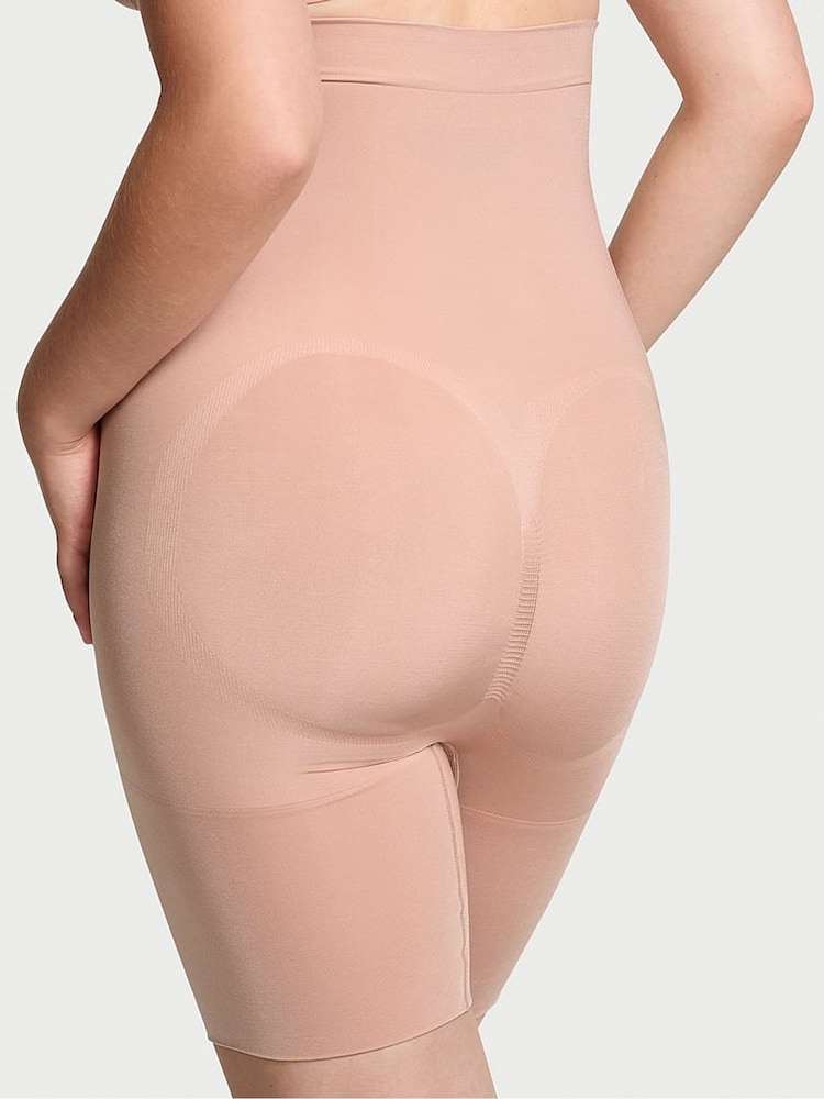 Victoria's Secret Macaron Nude Short Seamless Shaping High Waist Knickers - Image 2 of 4