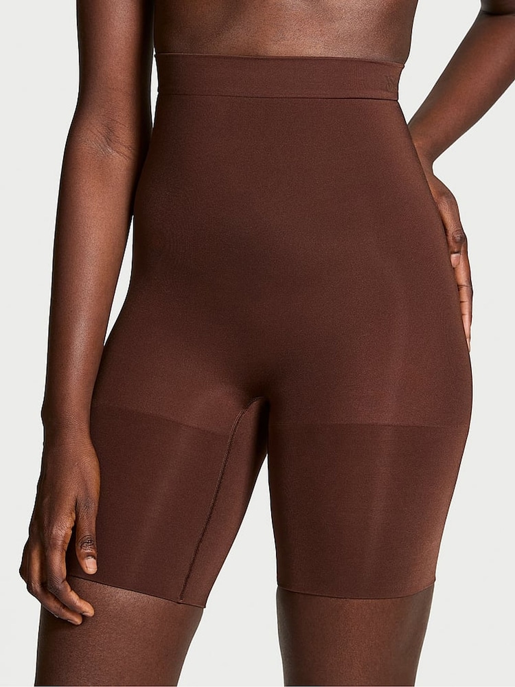 Victoria's Secret Ganache Nude Short Seamless Shaping High Waist Knickers - Image 1 of 4