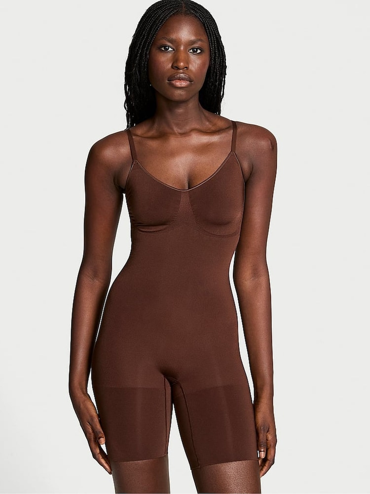 Victoria's Secret Ganache Nude Seamless Shaping™ Mid Thigh Bodysuit - Image 1 of 3