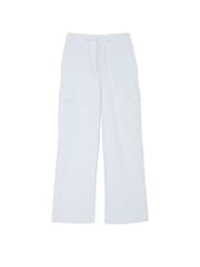 Victoria's Secret PINK Hydrangea Blue Fleece Wide Leg Cargo Joggers - Image 3 of 3
