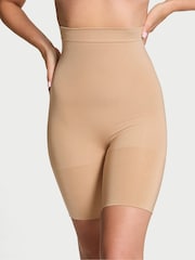 Victoria's Secret Praline Nude Short Seamless Shaping High Waist Knickers - Image 1 of 2