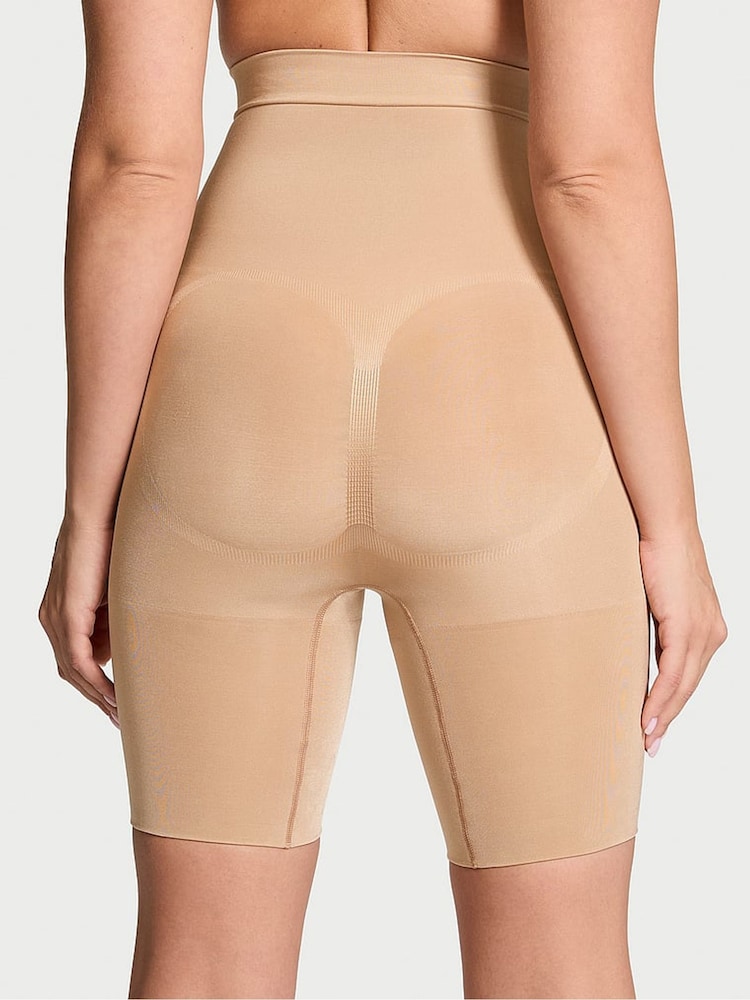 Victoria's Secret Praline Nude Short Seamless Shaping High Waist Knickers - Image 2 of 2