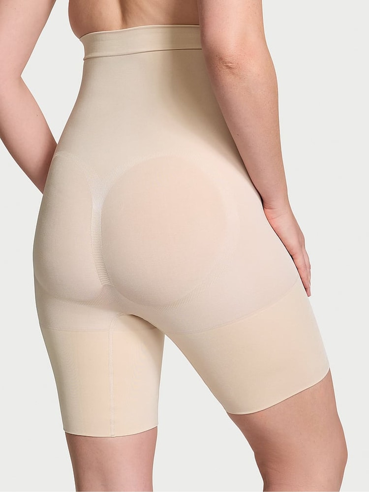 Victoria's Secret Marzipan Nude Short Seamless Shaping High Waist Knickers - Image 2 of 4