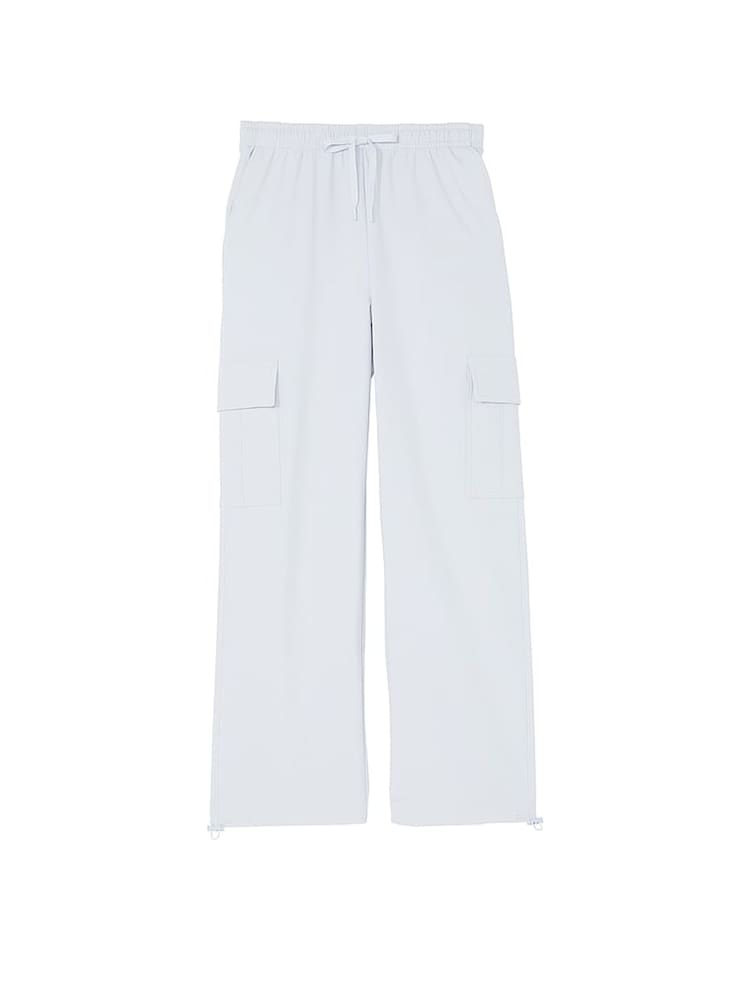 Victoria's Secret PINK Hydrangea Blue Fleece Cargo Trousers - Image 3 of 3