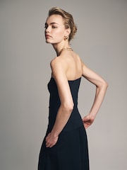 The Set Black/Black/Taupe Brown/White 4 Pack Bandeau Tops - Image 7 of 12