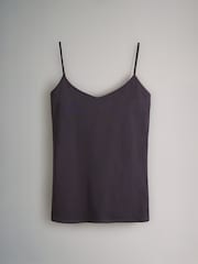 The Set Black/White/Red/Blue/Stripe 5 Pack Thin Strap Vest Tops - Image 10 of 13