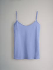 The Set Black/White/Red/Blue/Stripe 5 Pack Thin Strap Vest Tops - Image 8 of 13