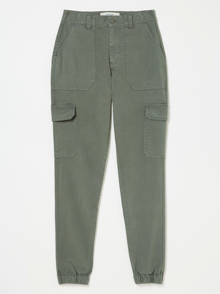 FatFace Hythe Grey Cargo Trousers - Image 6 of 6