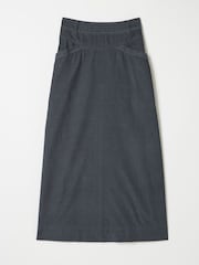 FatFace Leigh Grey Cord Midi Skirt - Image 5 of 5
