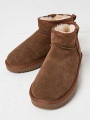FatFace Maeve Brown Mini Boots - Image 2 of 3