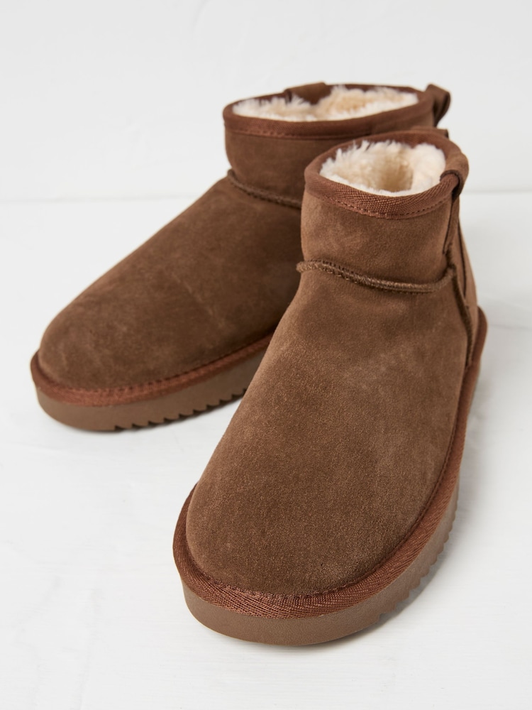 FatFace Maeve Brown Mini Boots - Image 2 of 3