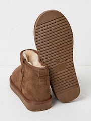 FatFace Maeve Brown Mini Boots - Image 3 of 3
