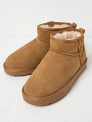 FatFace Maeve Brown Mini Boot Slippers - Image 2 of 3