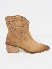 FatFace Shay Brown Western Boots - Image 1 of 3